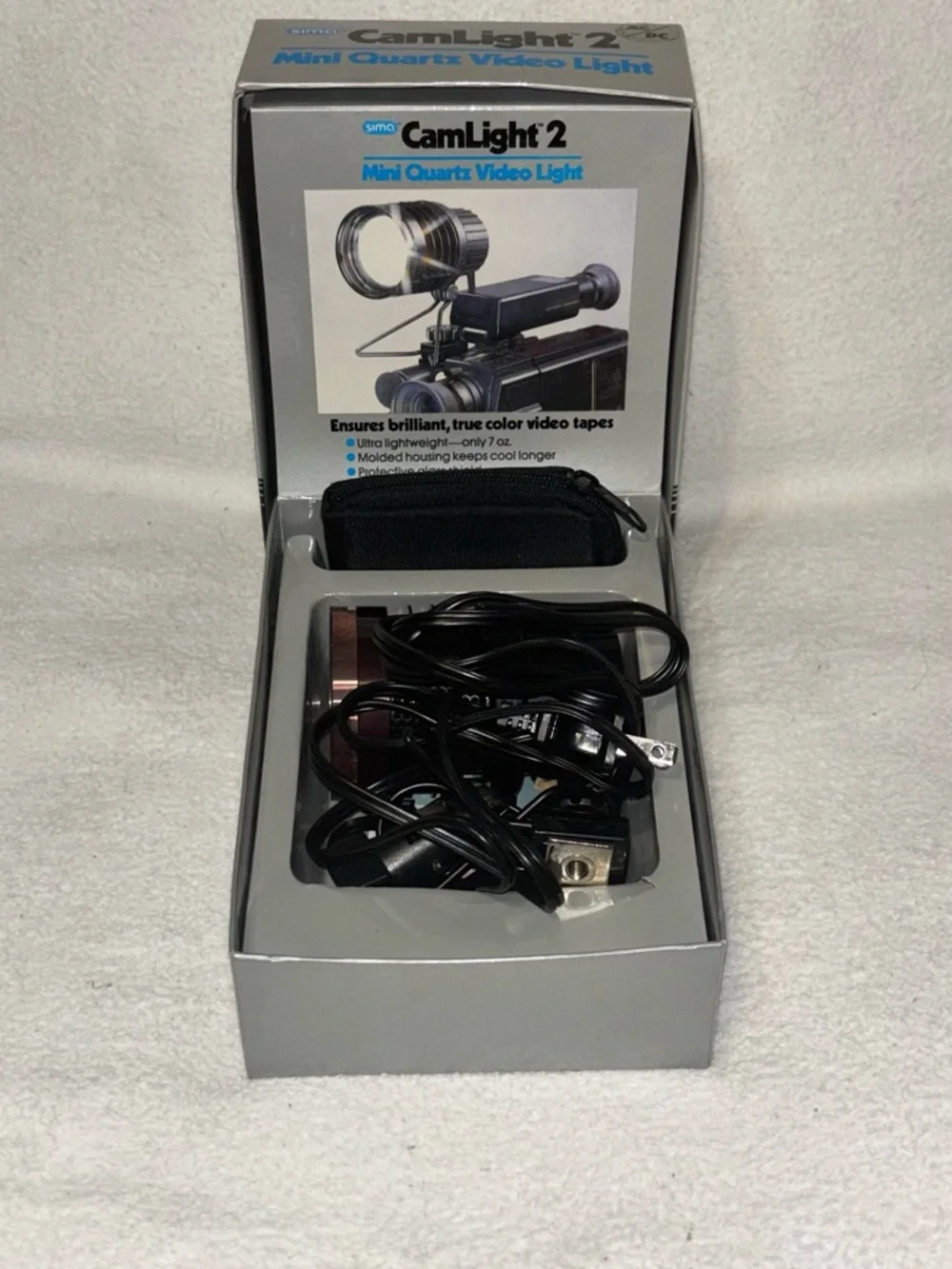 Mini Quartz Video Light - Black